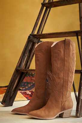 Details about   Anthropologie Dolce Vita Meris taupe brown Over The Knee suede leather boots 7.5 
