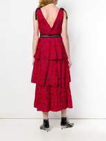 Thumbnail for your product : Self-Portrait tiered crescent midi dress