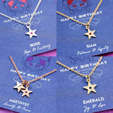 Thumbnail for your product : J&S Jewellery Birthstone Charm Necklace On Gift Card
