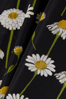 Thumbnail for your product : BERNADETTE Delilah Open-back Floral-print Taffeta Halterneck Gown - Black