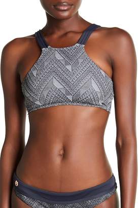 Maaji Jacquard Lofty Sporty Reversible Soft Cup Bikini Top
