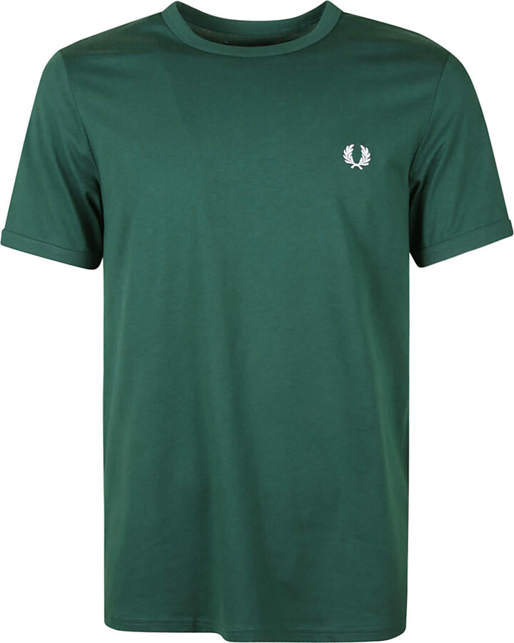 Fred Perry Men's Green T-shirts | ShopStyle