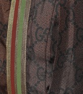 Thumbnail for your product : Gucci GG Supreme silk-twill sweatpants
