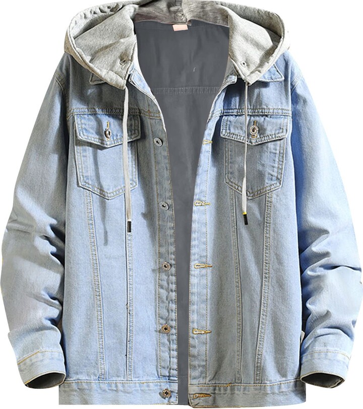 Esprit Classic Stretch Denim Jacket Dark Vintage Cotton-Blend