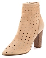 Thumbnail for your product : See by Chloe Perforated Suede Booties