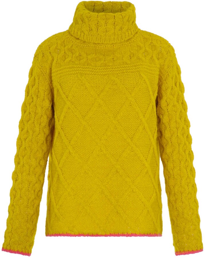 yellow neon sweater