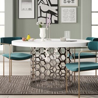 Everly Quinn Jess Pedestal Dining Table