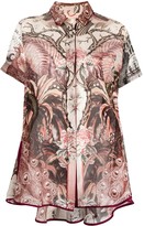 Thumbnail for your product : F.R.S For Restless Sleepers Short-Sleeve Botanical-Print Shirt