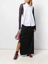Thumbnail for your product : Maison Margiela Side Slit Maxi Skirt