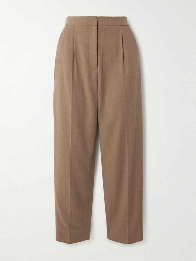 Veronica Beard - Netta Twill Straight-leg Pants - Brown