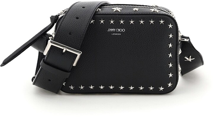 black purse with studs