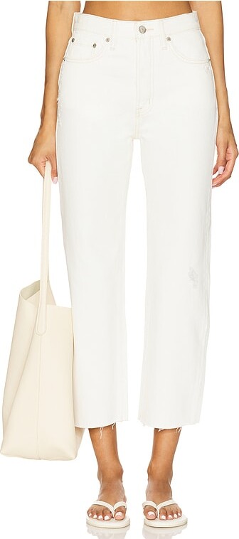 Pistola Denim Cassie High Rise Crop Straight