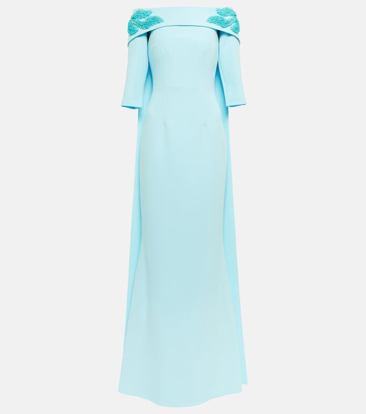 Womens Dresses Safiyaa Dresses - Save 29% Blue Safiyaa Synthetic Ginka Dress in White 