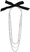 Lanvin pearl-embellished chain neckla 