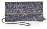 Thumbnail for your product : Jimmy Choo Milla Coarse Glitter Chain Wallet