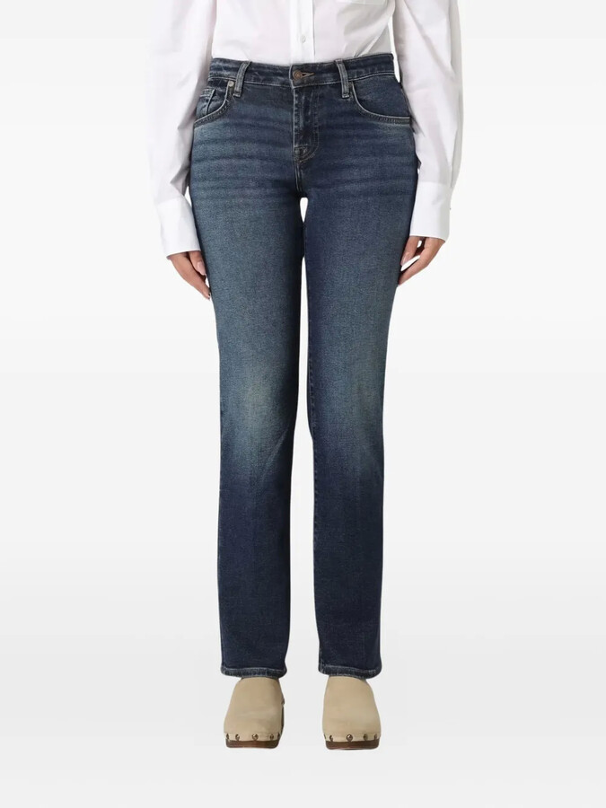 7 For All Mankind Straight-Leg Jeans