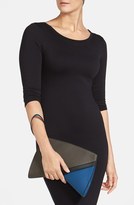 Thumbnail for your product : Narciso Rodriguez 'Boomerang' Leather Clutch