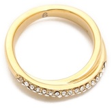Thumbnail for your product : Michael Kors Pave Crossover Ring