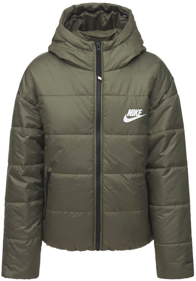 nike white puffer jacket