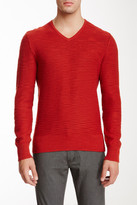Thumbnail for your product : John Varvatos V-Neck Elbow Patch Sweater