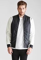 Thumbnail for your product : Forever 21 Faux Leather Bomber Jacket