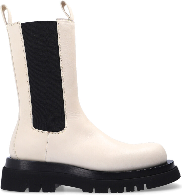 bv lug leather ankle boots