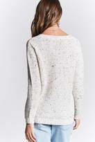 Thumbnail for your product : Forever 21 Ribbed Trim V-Neck Sweater
