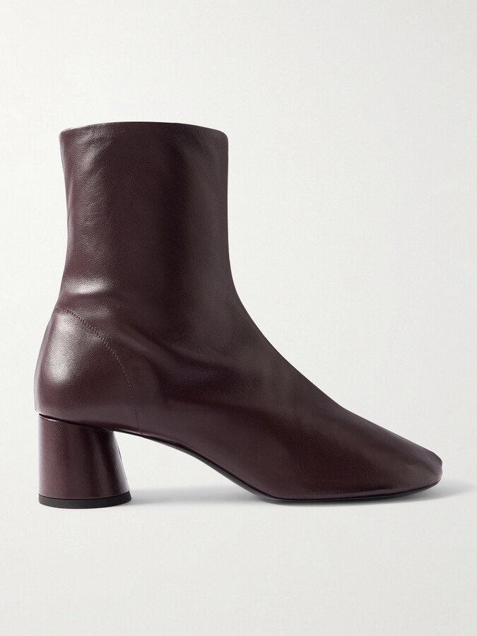 Proenza Schouler Glove Leather Ankle Boots - Burgundy
