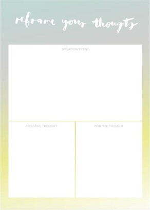 The Happiness Planner Notepad Reframe Your Thoughts