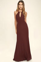 Thumbnail for your product : Lulus Beauty and Grace Navy Blue Maxi Dress