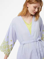 Thumbnail for your product : White Stuff Beatrice Broidery Stripe Robe