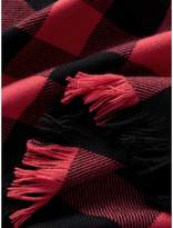 Thumbnail for your product : Burberry Fringed Check Wool Scarf