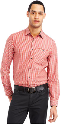 Kenneth Cole Reaction Iridescent Check Shirt