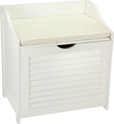 Thumbnail for your product : Household Essentials Shutter Laundry Storage Bench