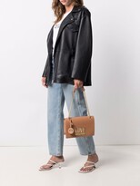 Thumbnail for your product : Love Moschino Faux-Leather Logo-Plaque Shoulder Bag