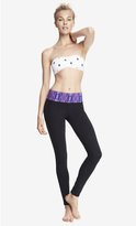 Thumbnail for your product : Express Ikat Print Wide Waistband Yoga Legging