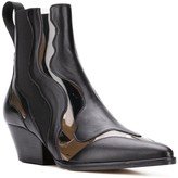 Thumbnail for your product : Sergio Rossi PVC insert ankle boots