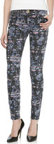 Thumbnail for your product : Current/Elliott Ankle Skinny Jeans, Etched Floral