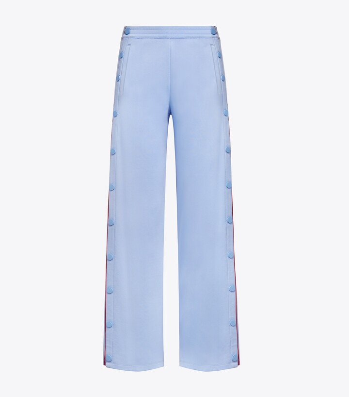 Tory Burch Banner Tear-Away Track Pants - ShopStyle