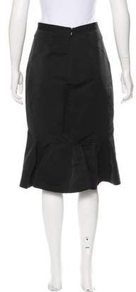 Zac Posen Textured Knee-Length Skirt