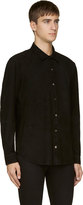 Thumbnail for your product : BLK DNM Black Suede Button-Up Shirt