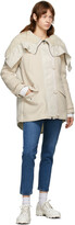 Thumbnail for your product : Army by Yves Salomon Yves Salomon - Army Beige Wool & Shearling Jacket