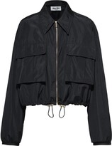 Technical-silk blouson jacket 