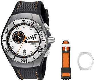 Technomarine Men's TM-114038 Cruise Analog-Display Swiss Quartz Black Watch