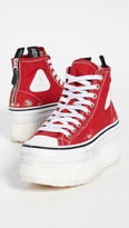 Thumbnail for your product : R 13 Platform High Top Sneakers
