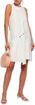 Thumbnail for your product : Tibi Button-detailed Twill Mini Dress