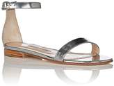 Thumbnail for your product : Manolo Blahnik Women's Chafla Specchio Leather Ankle-Strap Sandals