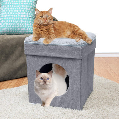 Designed Specifically For Indoor Use, This Minimalist And Stylish Space Saves Space, Creating A Unique Activity Area For Your Cat That Is Both Aesthet