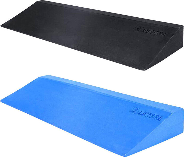 1/2Pcs Yoga Wedge Block EVA Foam Yoga Wedge Stretch Slant Board Wrist Lower Back Support Pilates Wedge Squat Fitness Accessories