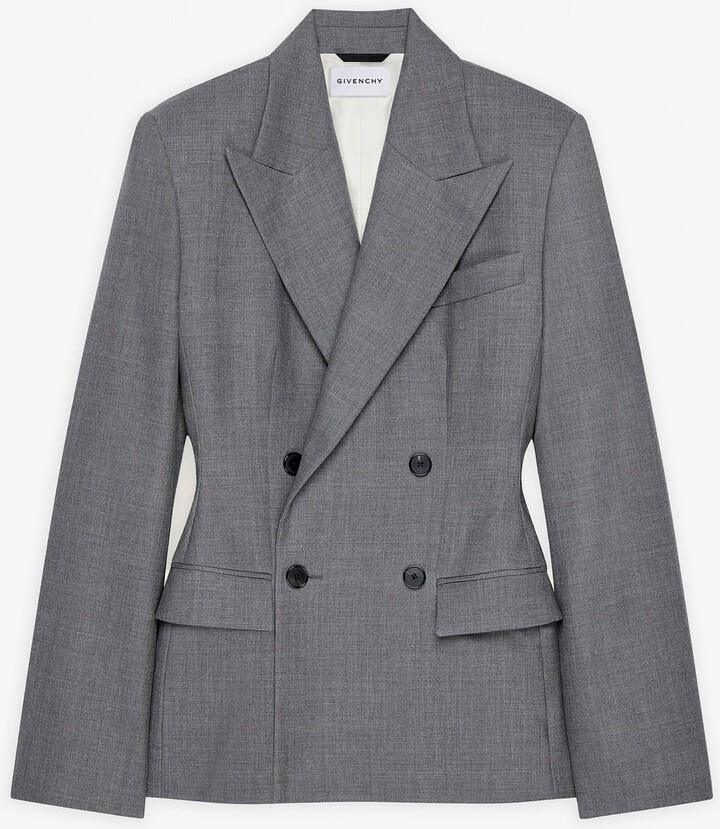Givenchy Double breasted grey jacket